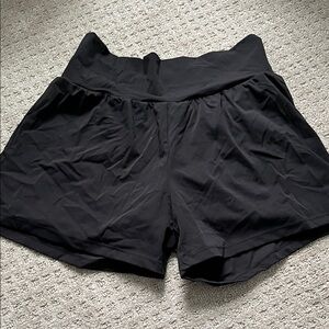 HALARA Women's Softlyzero High Waist Black Shorts
